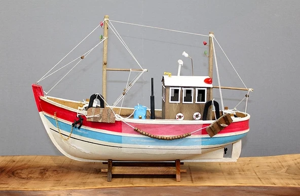 Ahşap Gemi Model 9 ürün görseli 1