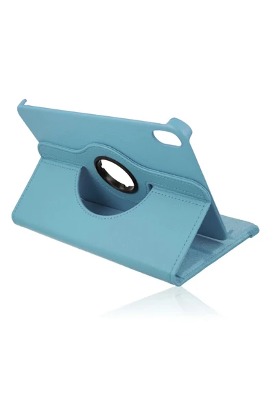 iPad Mini 6 Kılıf 360 Tablet Deri Kılıf - Turkuaz ürün görseli 1