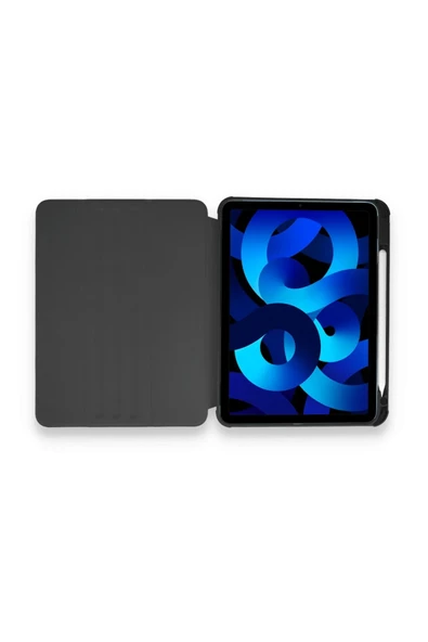 iPad 10.2 (7.nesil) Kılıf Starling 360 Kalemlikli Tablet Kılıf - Siyah - 5