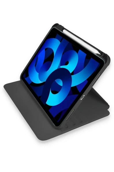 iPad Pro 11 (2021) Kılıf Starling 360 Kalemlikli Tablet Kılıf - Siyah - Resim 2