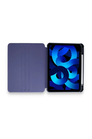 iPad 10.2 (7.nesil) Kılıf Starling 360 Kalemlikli Tablet Kılıf - Lacivert - Resim 2