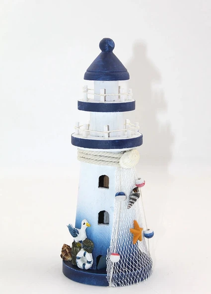 Ahşap Marin Deniz Feneri Model 4 ürün görseli 1