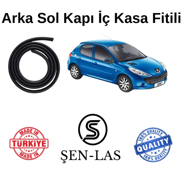 Peugeot 206+ Şen-Las Sol Arka Kapı Fitili ŞL14204