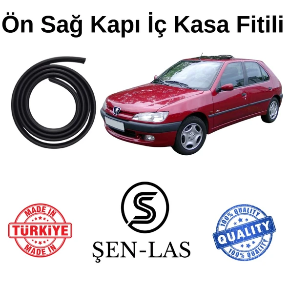 Peugeot 306 Şen-Las Sağ Ön Kapı Fitili ŞL15001 ürün görseli 1