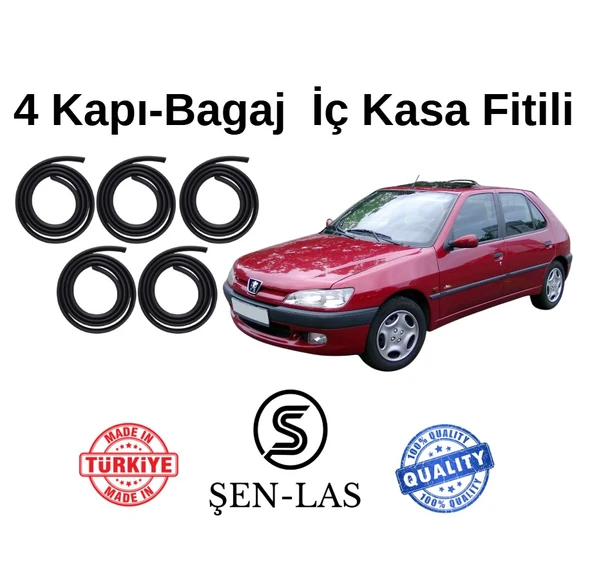 Peugeot 306 Şen-Las 4 Kapı + Bagaj Fitili ŞL15011 ürün görseli 1