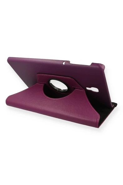 Samsung Galaxy T590 Tab A 10.5 Kılıf 360 Tablet Deri Kılıf - Mürdüm ürün görseli 1