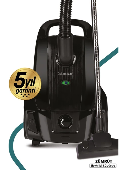 Goldmaster GM-7514 Zümrüt Toz Torbalı Süpürge ürün görseli 1