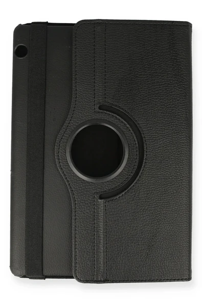 Huawei MediaPad T5 10 Kılıf 360 Tablet Deri Kılıf - Siyah - Resim 2