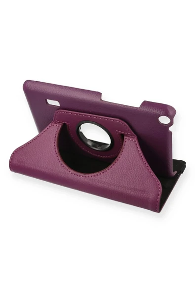 Huawei MediaPad T3 7 Kılıf 360 Tablet Deri Kılıf - Mürdüm ürün görseli 1