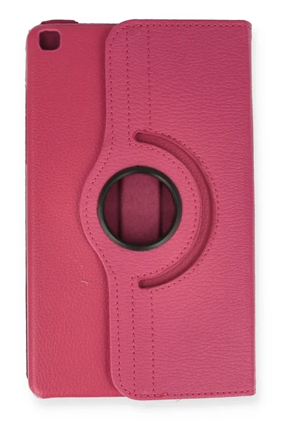 Samsung Galaxy T290 Tab A 8 Kılıf 360 Tablet Deri Kılıf - Pembe - Resim 2