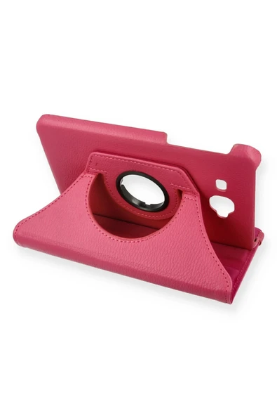 Samsung Galaxy T280 Tab A 7 Kılıf 360 Tablet Deri Kılıf - Pembe ürün görseli 1