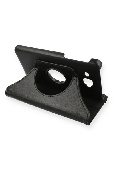 Samsung Galaxy T280 Tab A 7 Kılıf 360 Tablet Deri Kılıf - Siyah ürün görseli 1