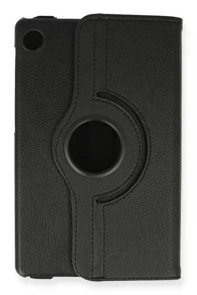 Huawei MatePad T8 8 Kılıf 360 Tablet Deri Kılıf - Siyah - Resim 2