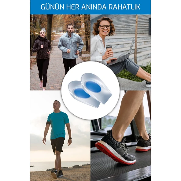 Ortopedik Silikon Topukluk Tabanlık (2 Adet) - 3