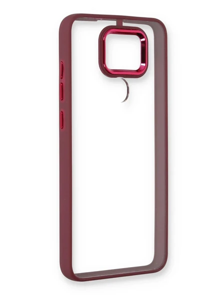 Xiaomi Redmi Note 9 Kılıf Dora Kapak - Kırmızı - Resim 3