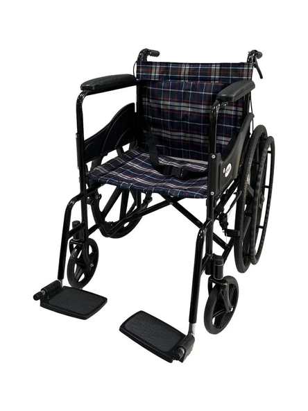 Witra İthal Tekerlekli Sandalye Hasta Transfer Manuel Katlanabilir Sandalye Hasta Bakım - Resim 2