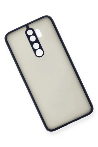 Xiaomi Redmi Note 8 Pro Kılıf Montreal Silikon Kapak - Lacivert - 3