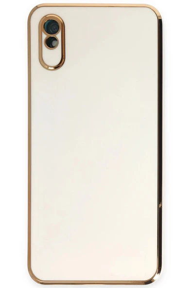 Xiaomi Redmi 9A Kılıf Volet Silikon - Beyaz ürün görseli 1