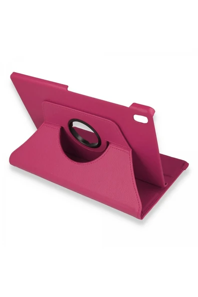 Lenovo M10 FHD Plus X606F Kılıf 360 Tablet Deri Kılıf - Pembe ürün görseli 1