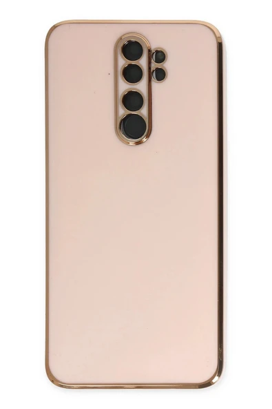 Xiaomi Redmi Note 8 Pro Kılıf Volet Silikon - Pembe - 1