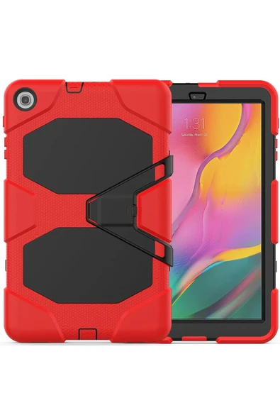 Samsung Galaxy T510 Tab A 10.1 Kılıf Griffin Tablet Kapak - Kırmızı ürün görseli 1