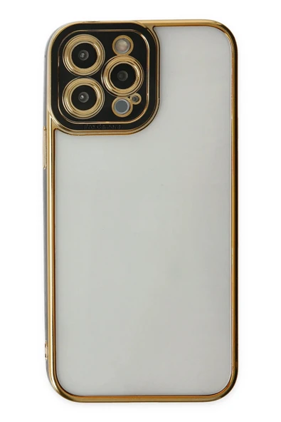 iPhone 14 Pro Max Kılıf Liva Lens Silikon - Siyah - 3