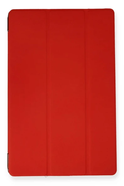 iPad 5 Air 9.7 Kılıf Tablet Smart Kılıf - Kırmızı - 3