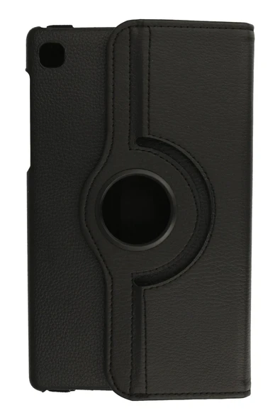 Samsung Galaxy T220 Tab A7 Lite 8.7 Kılıf 360 Tablet Deri Kılıf - Siyah - Resim 2