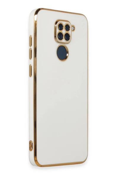 Xiaomi Redmi Note 9 Kılıf Volet Silikon - Beyaz - Resim 2