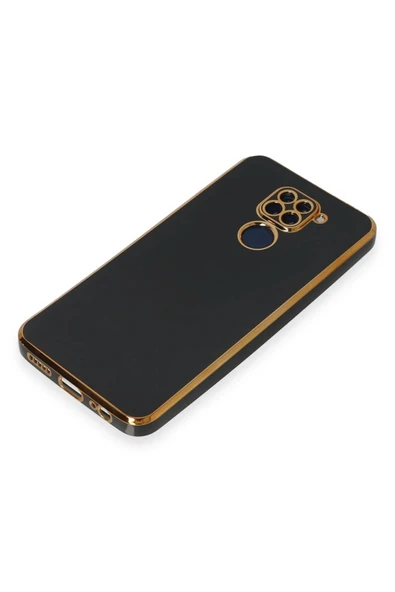 Xiaomi Redmi Note 9 Kılıf Volet Silikon - Siyah - Resim 4