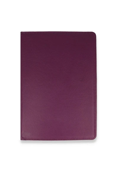 Samsung Galaxy X800 Tab S8 Plus 12.4 Kılıf 360 Tablet Deri Kılıf - Mürdüm - Resim 2