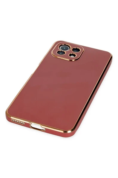 Xiaomi Mİ 11 Lite Kılıf Volet Silikon - Kırmızı - 5
