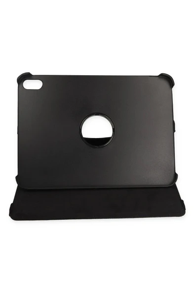 iPad 2022 10.9 (10.nesil) Kılıf 360 Tablet Deri Kılıf - Siyah - Resim 3