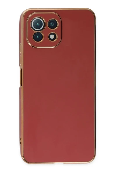 Xiaomi Mİ 11 Lite Kılıf Volet Silikon - Kırmızı - 2
