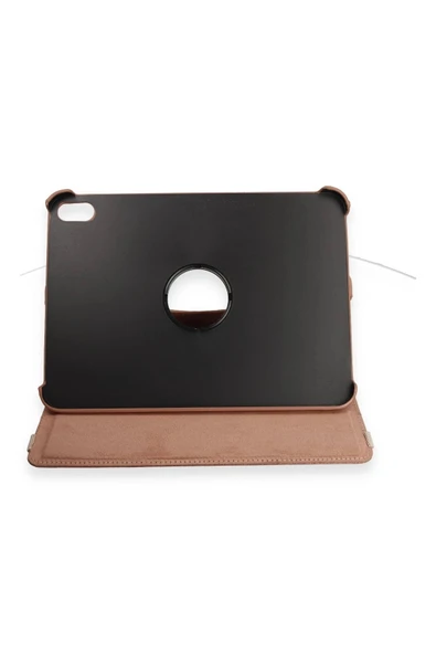 iPad 2022 10.9 (10.nesil) Kılıf 360 Tablet Deri Kılıf - Rose Gold - Resim 3