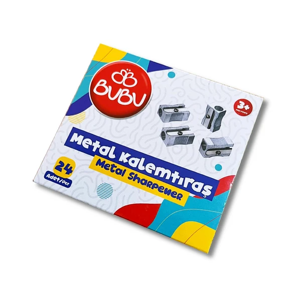Bubu Metal Kalemtıraş (BUBU-KT0014) 24 Adet ürün görseli