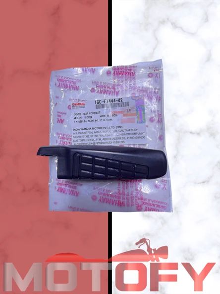 YAMAHA RayZR ARKA YOLCU BASAMAK LASTİĞİ SAĞ ORİJİNAL - 1GC-F7444-02 ürün görseli