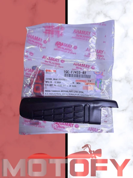 YAMAHA RayZR ARKA YOLCU BASAMAK LASTİĞİ SOL ORİJİNAL - 1GC-F7433-02 ürün görseli