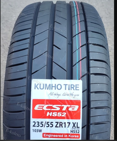 235/55R17 103H XL ECSTA HS52 KUMHO ürün görseli