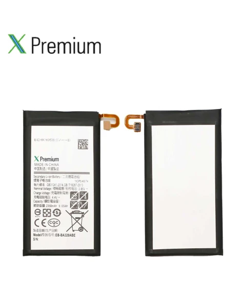 ​​Xpremium Samsung A3 2017 SM-A320 Batarya Pil Süper Yüksek Kalite 2350 mAh - 4