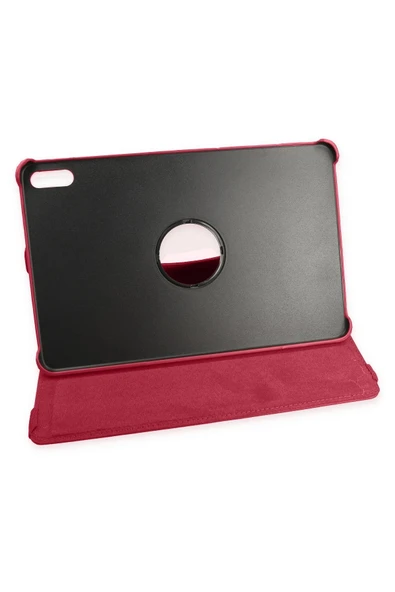 Huawei MatePad Air 11.5 Kılıf 360 Tablet Deri Kılıf - Pembe - Resim 4