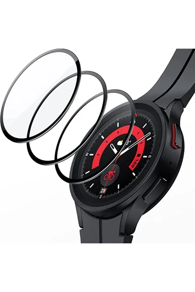 Samsung Galaxy Watch 4 42mm Polymer Nano Ekran Koruyucu - Şeffaf - 1