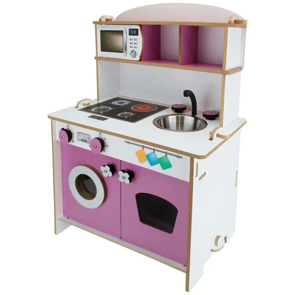 T1004 ÇOCUK OYUN MUTFAĞI PEMBE ürün görseli