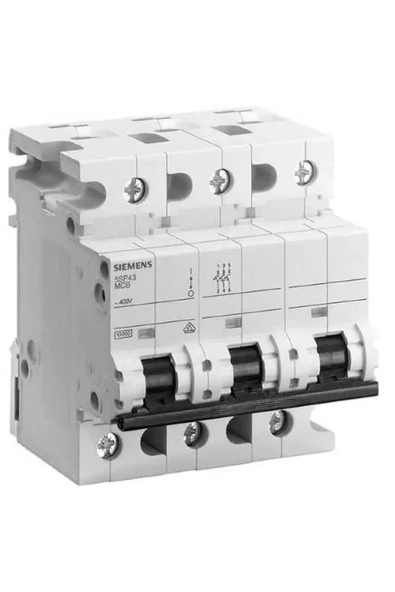 Siemens - 3P 80A 10kA C Serisi Trifaze Anahtarlı Otomatik Sigorta 5SP4380-7 ürün görseli