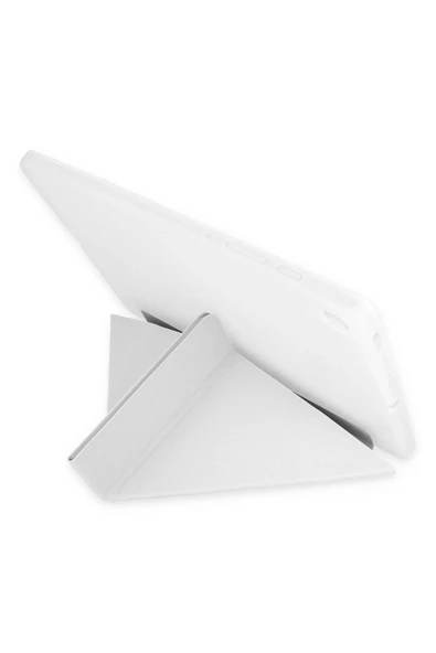 Xiaomi Redmi Pad SE Kılıf Kalemlikli Mars Tablet Kılıfı - Gri - Resim 5