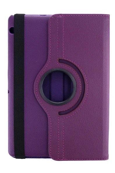 Huawei MediaPad T3 10 / 9.6 Kılıf 360 Tablet Deri Kılıf - Mürdüm ürün görseli 1