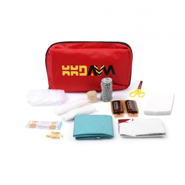 Kkdavm Trafik Ilkyardım Seti Yangın Tüpü Boyunluk Oto Muayene Seti Tüp Son kullanım 2023-2027 - 2