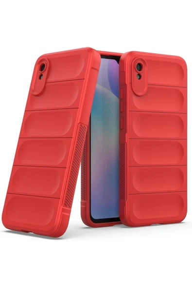 Xiaomi Redmi 9A Kılıf Optimum Silikon - Kırmızı - Resim 2