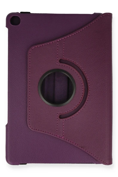 Lenovo Tab M10 TB328FU Kılıf 360 Tablet Deri Kılıf - Mürdüm - Resim 2