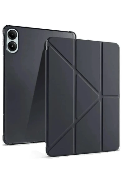 Xiaomi Redmi Pad Pro 12.1 Kılıf Kalemlikli Mars Tablet Kılıfı - Siyah ürün görseli 1